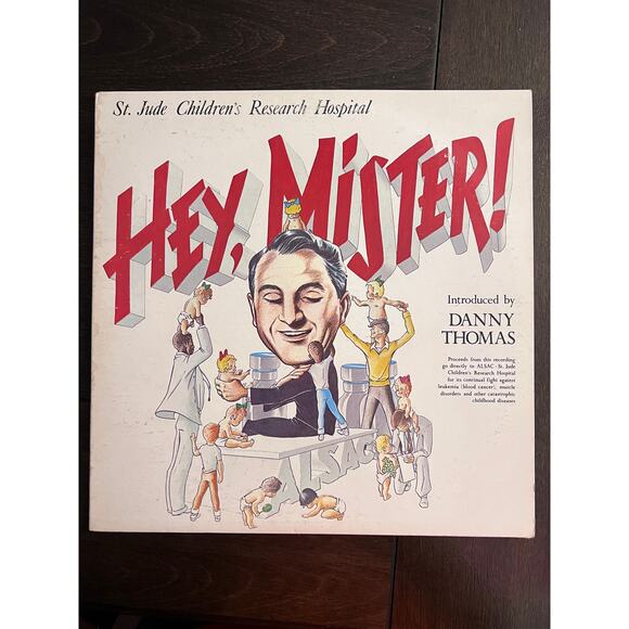 PROMO ONLY LP Danny Thomas LP Hey Mister St. Jude LP Vinyl Record AR-725 ALSAC - Picture 2 of 4
